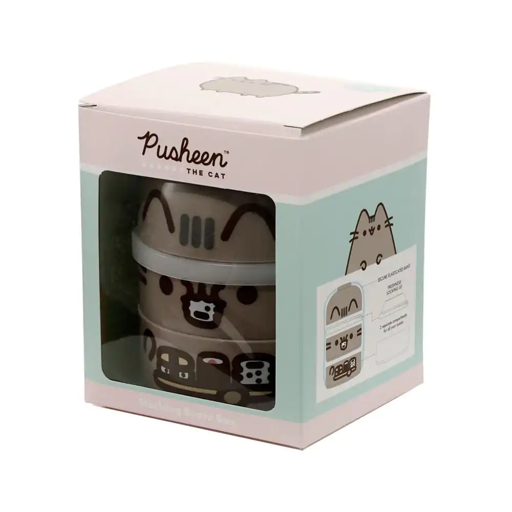 Pusheen Bento Snackbox Set Round Produktfoto
