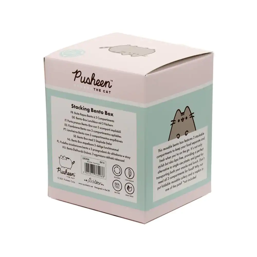 Pusheen Bento Snackbox Set Round Produktfoto