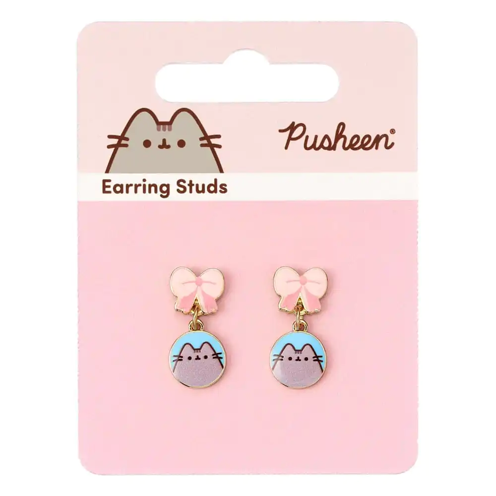 Pusheen Drop Ohrringe Pink Bows termékfotó