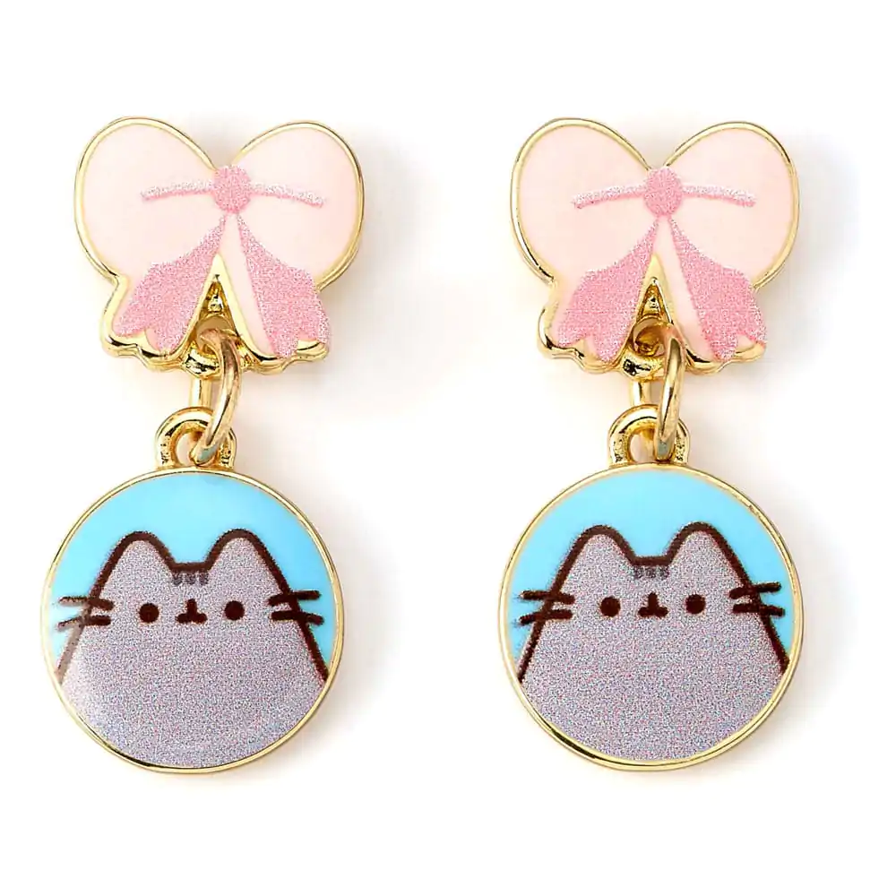 Pusheen Drop Ohrringe Pink Bows termékfotó