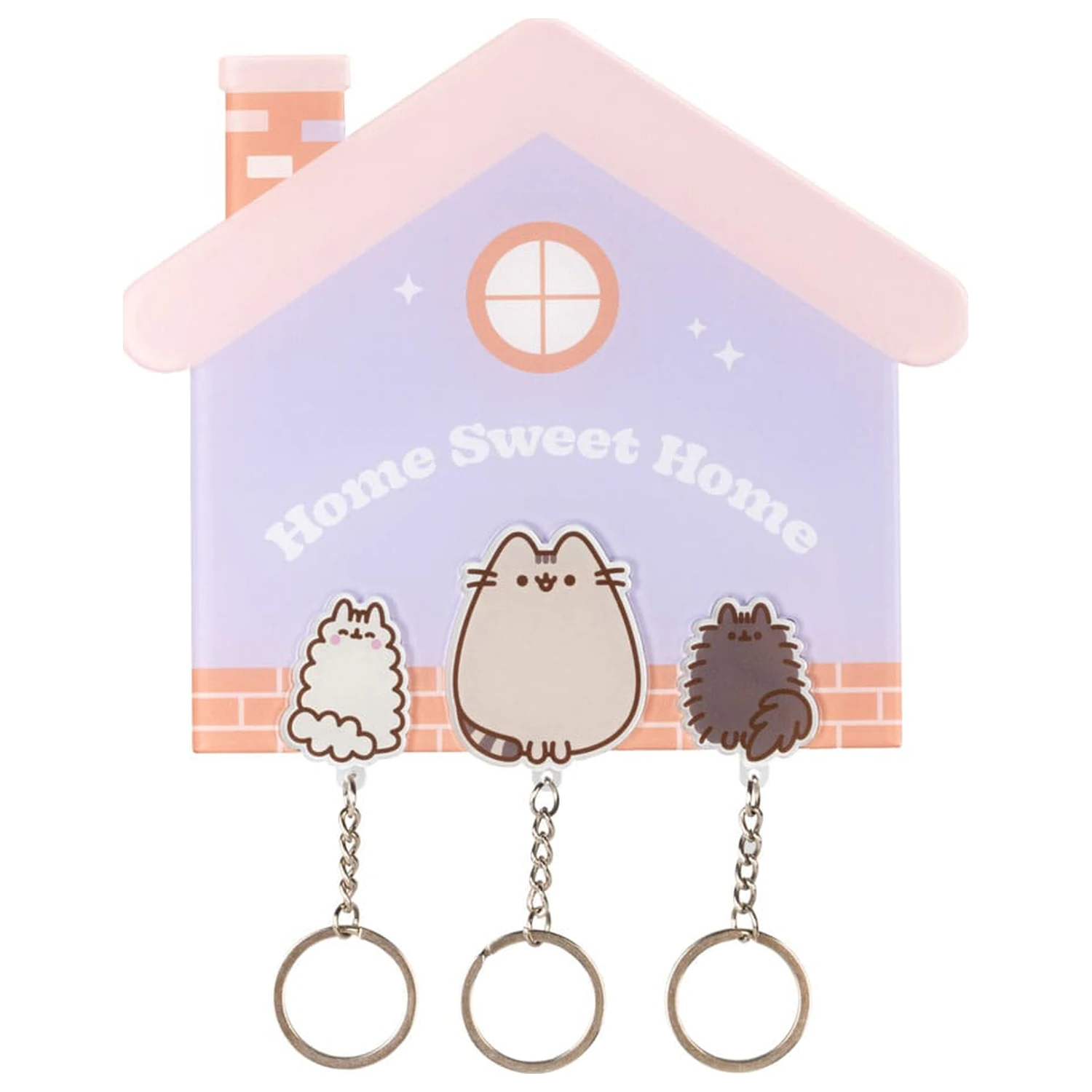 Pusheen Schlüsselregal inkl. 3 Schlüsselringe Produktfoto