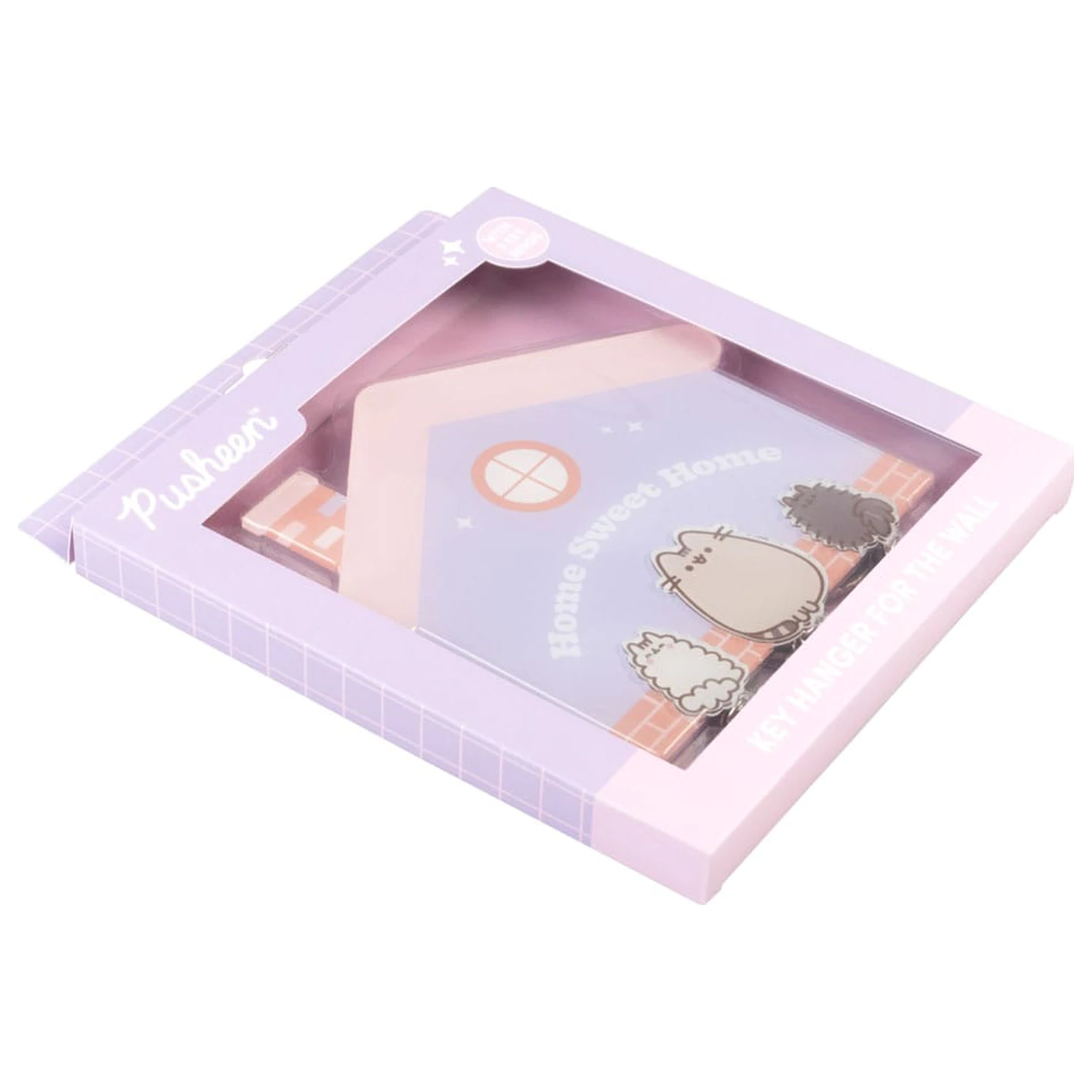 Pusheen Schlüsselregal inkl. 3 Schlüsselringe Produktfoto