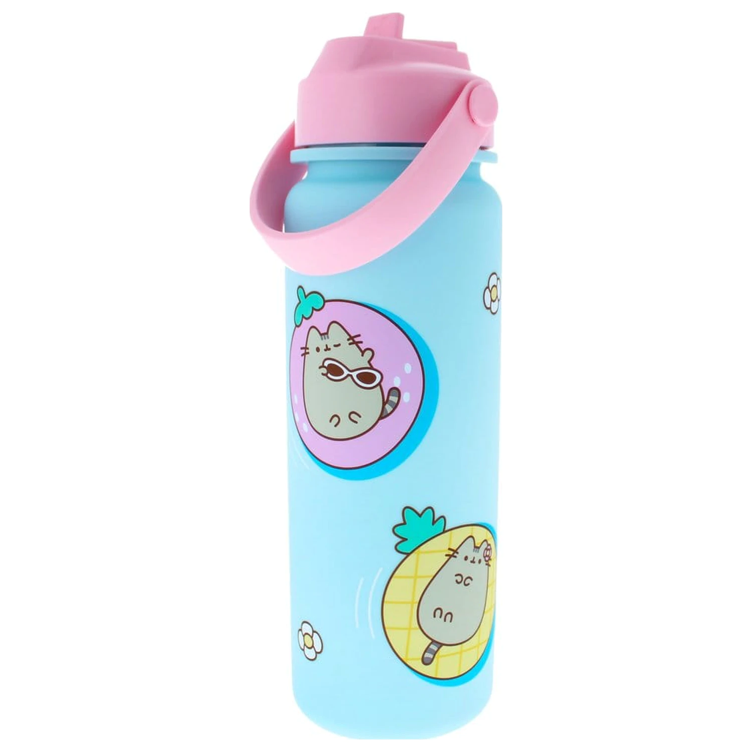 Pusheen Trinkflasche Flip Top By The Pool Blue Produktfoto