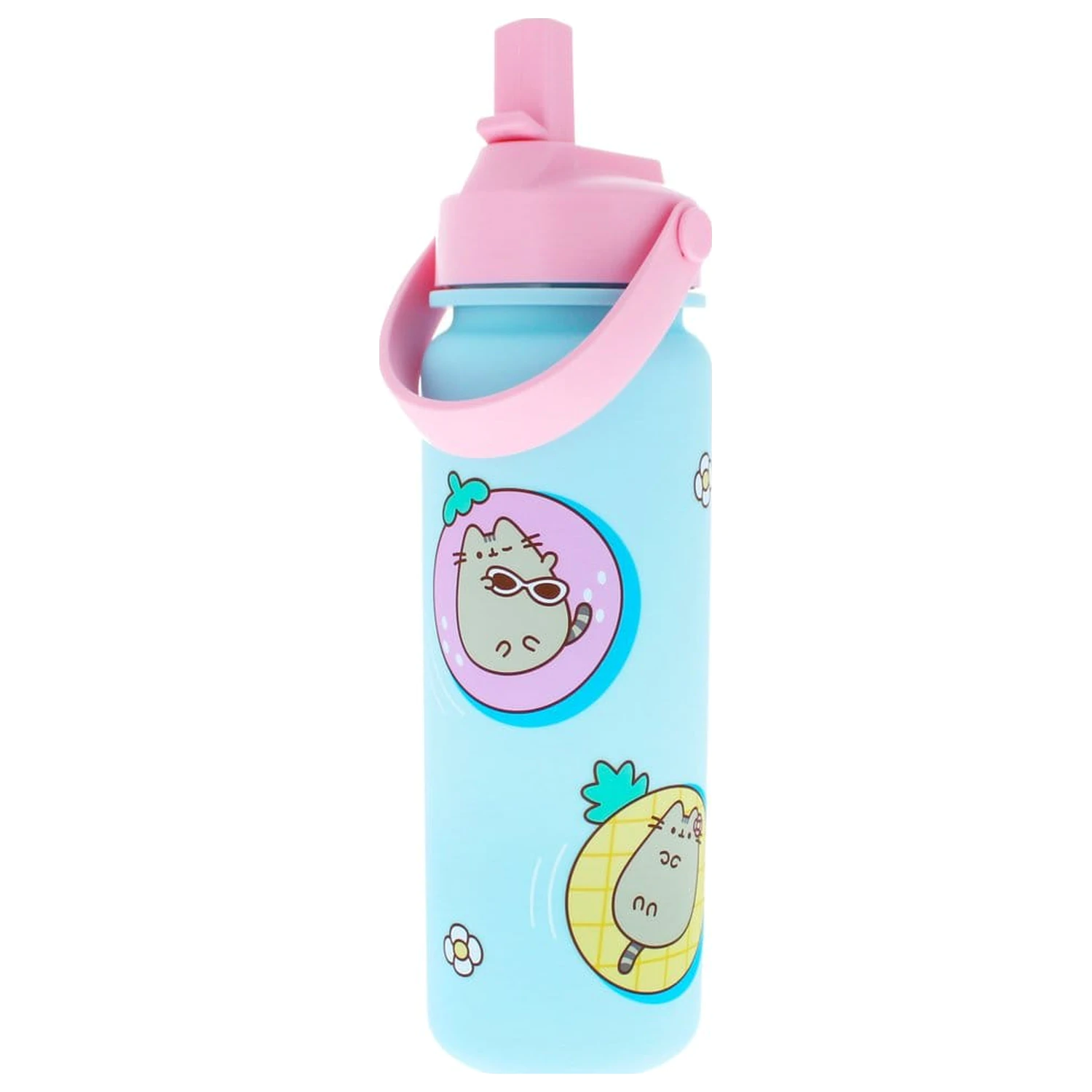 Pusheen Trinkflasche Flip Top By The Pool Blue Produktfoto