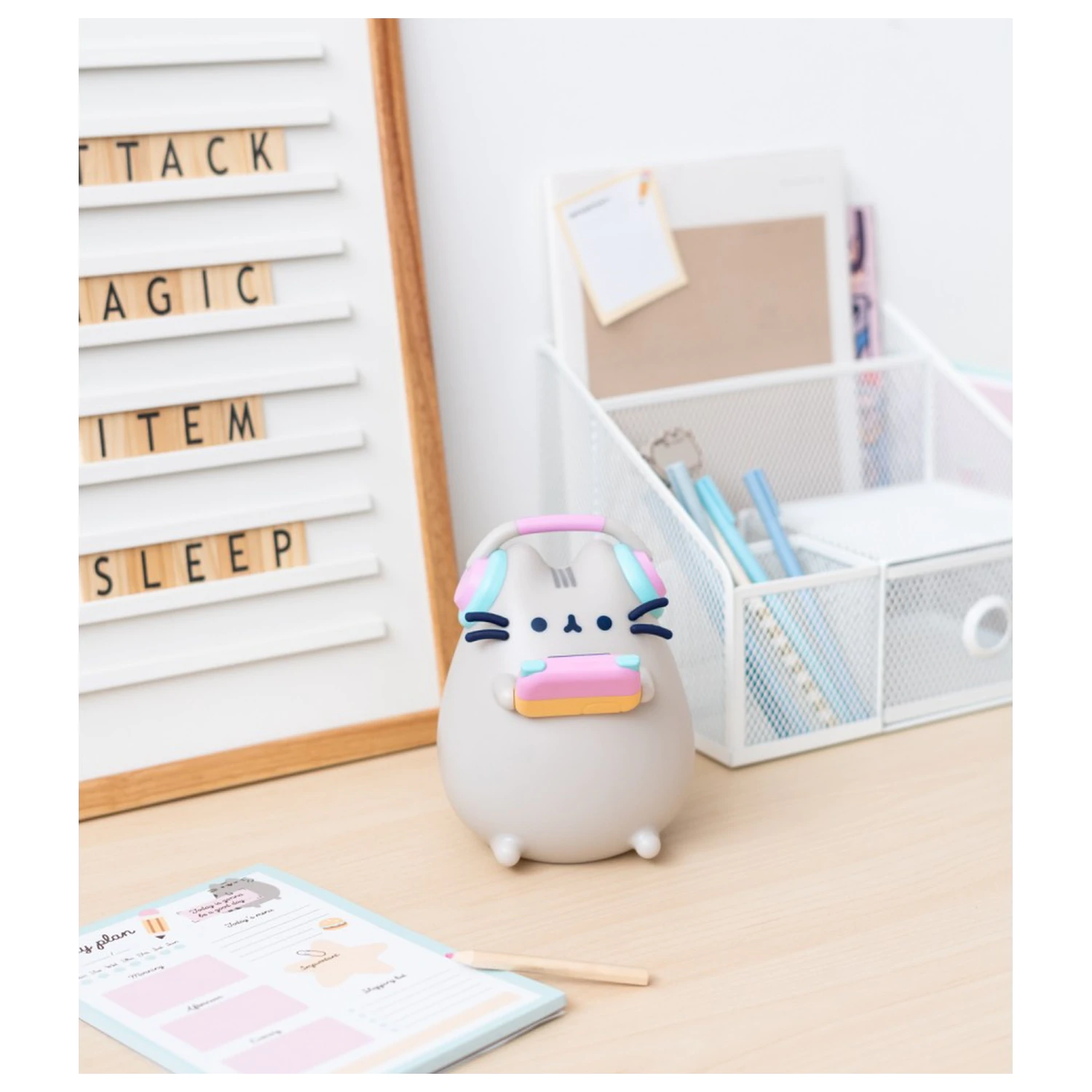 Pusheen Gamer Lampe Produktfoto