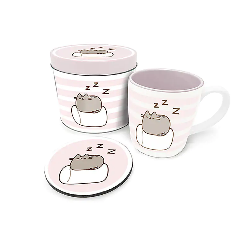 Pusheen Gift Tasse und Untersetzer Produktfoto