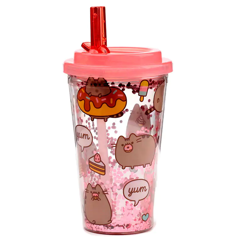 Pusheen Gloton cat Glas 500ml termékfotó