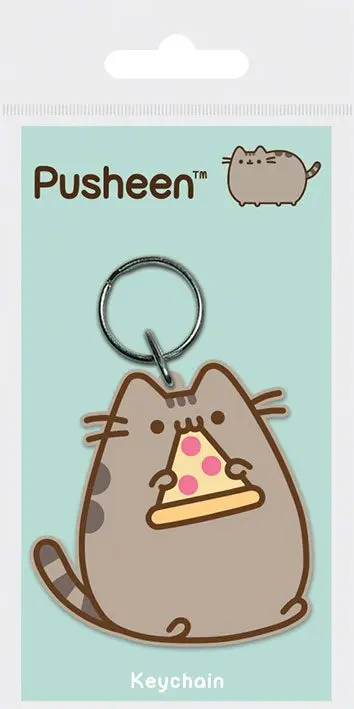 Pusheen Gummi-Schlüsselanhänger Pizza 6 cm termékfotó