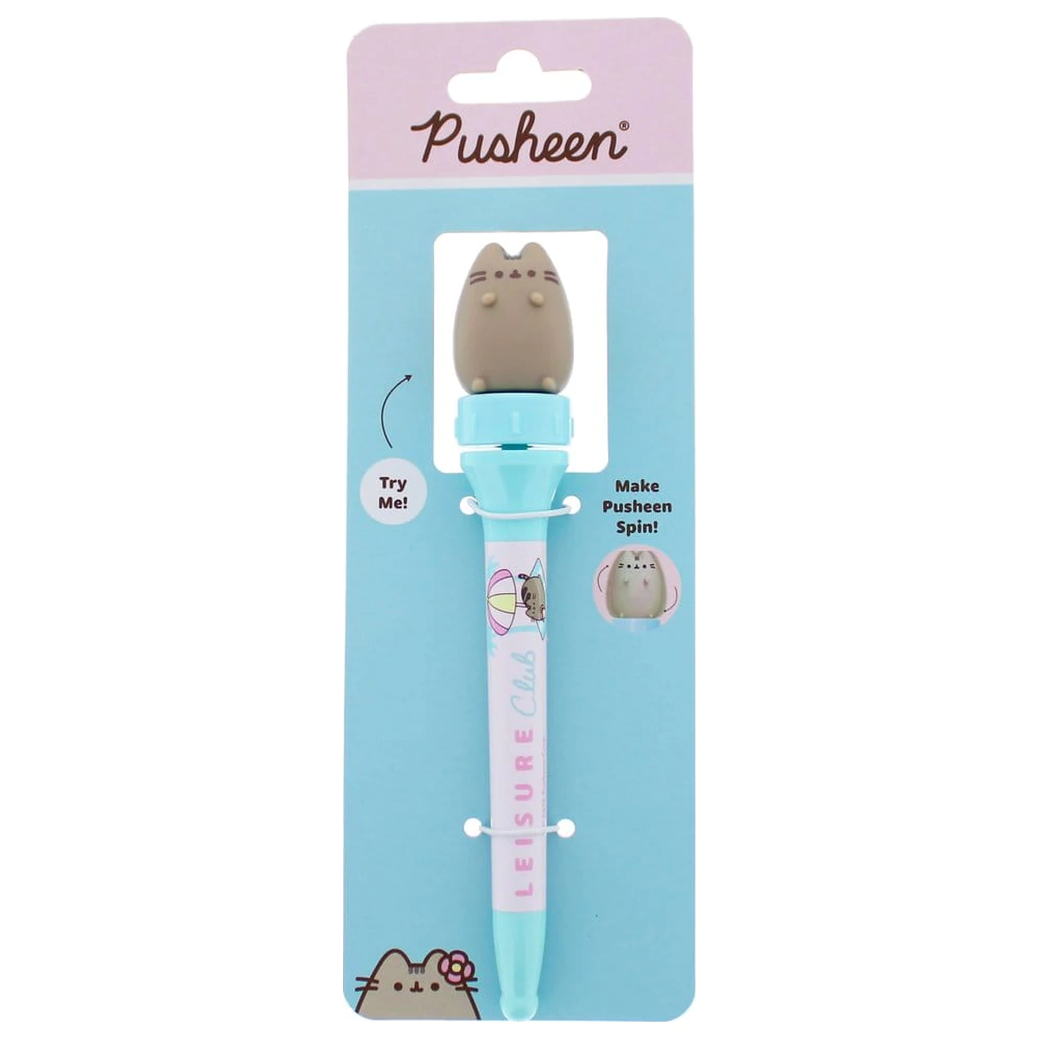 Pusheen Kugelschreiber Spinny Leisure Club Blau Produktfoto