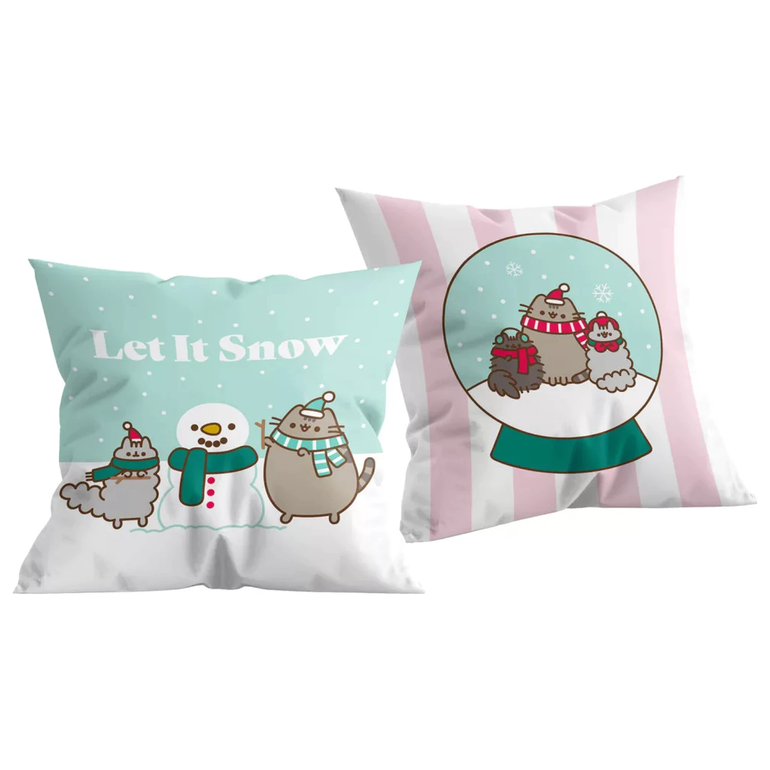 Pusheen Let It Snow Zierkissen, Kissen 40x40 cm Produktfoto