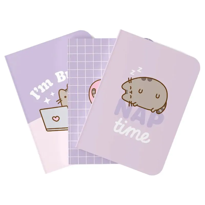 Pusheen Moments 3-er Pack Notizbuch Produktfoto