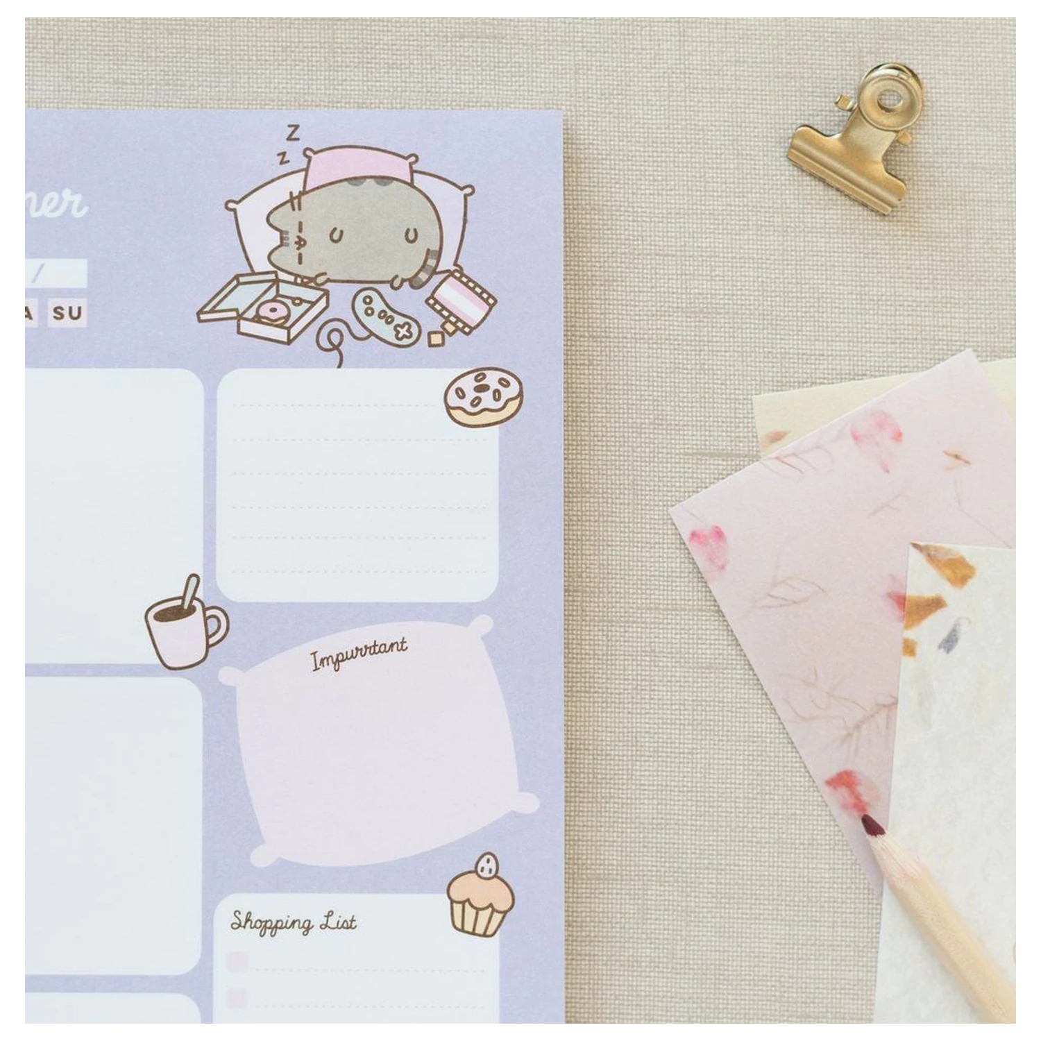 Pusheen Moments A5 täglicher Planer Produktfoto