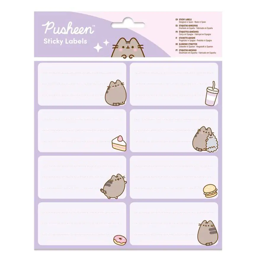 Pusheen Moments Buchetiketten Produktfoto