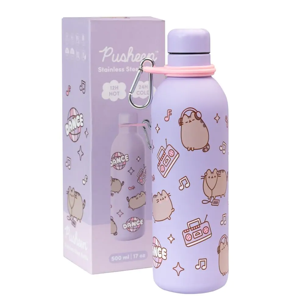 Pusheen Moments Edelstahl Flasche 500ml Produktfoto