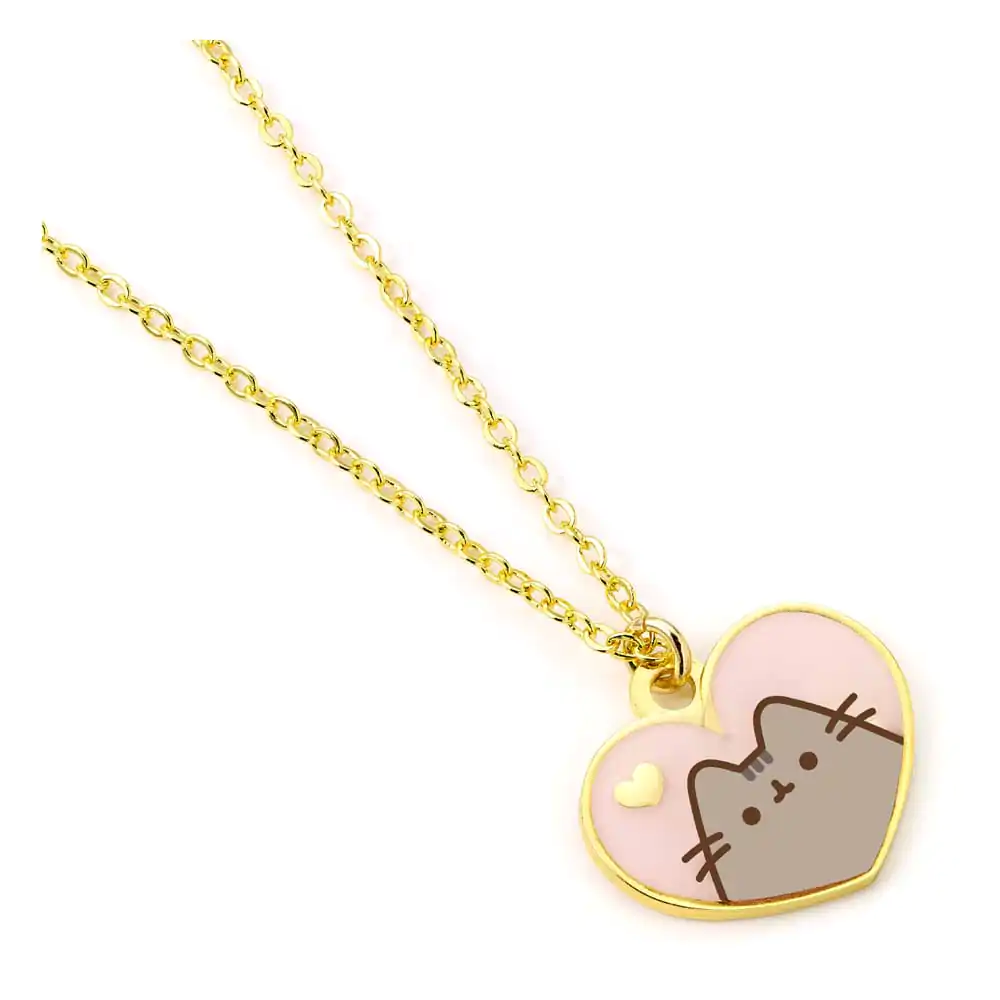 Pusheen Halskette & Anhänger Pink and Gold Heart termékfotó