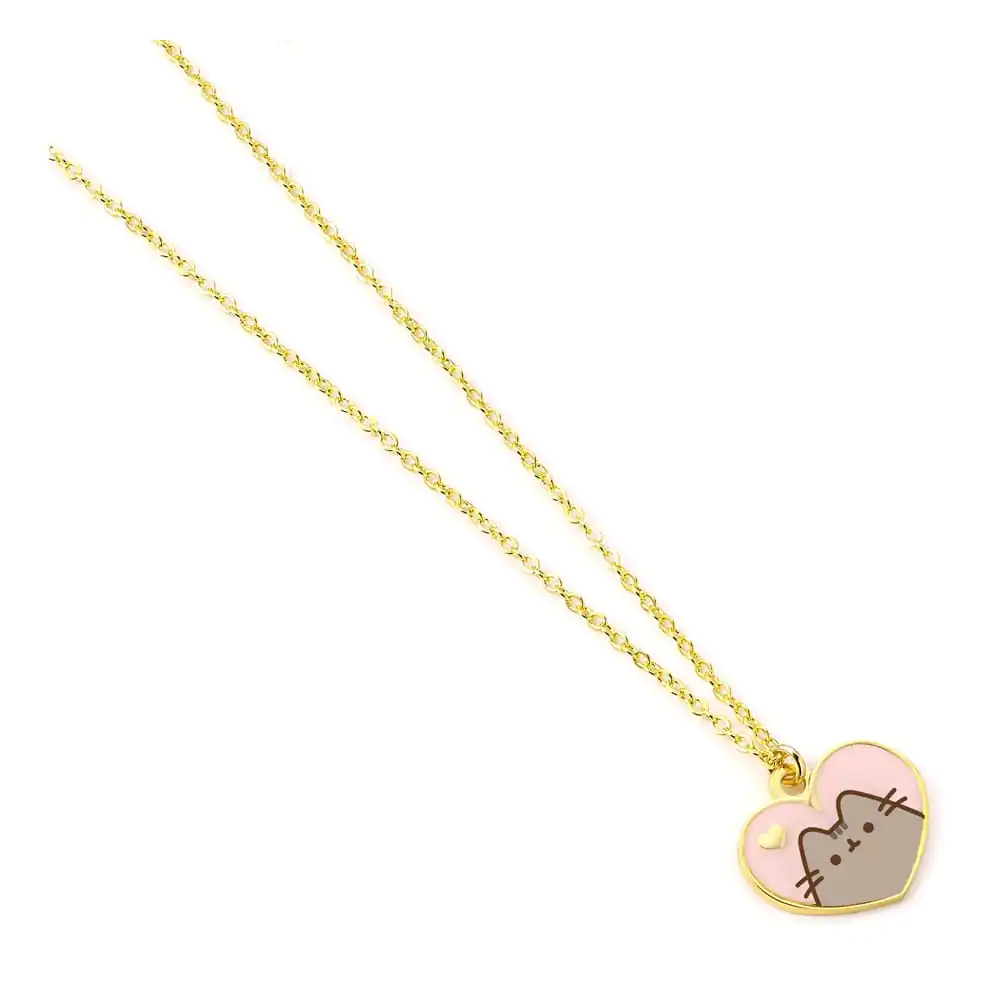 Pusheen Halskette & Anhänger Pink and Gold Heart termékfotó