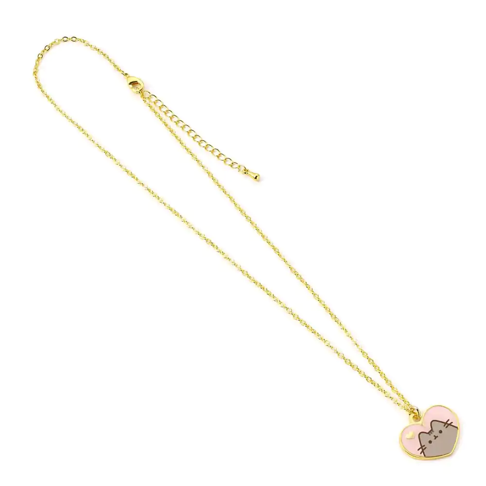 Pusheen Halskette & Anhänger Pink and Gold Heart termékfotó