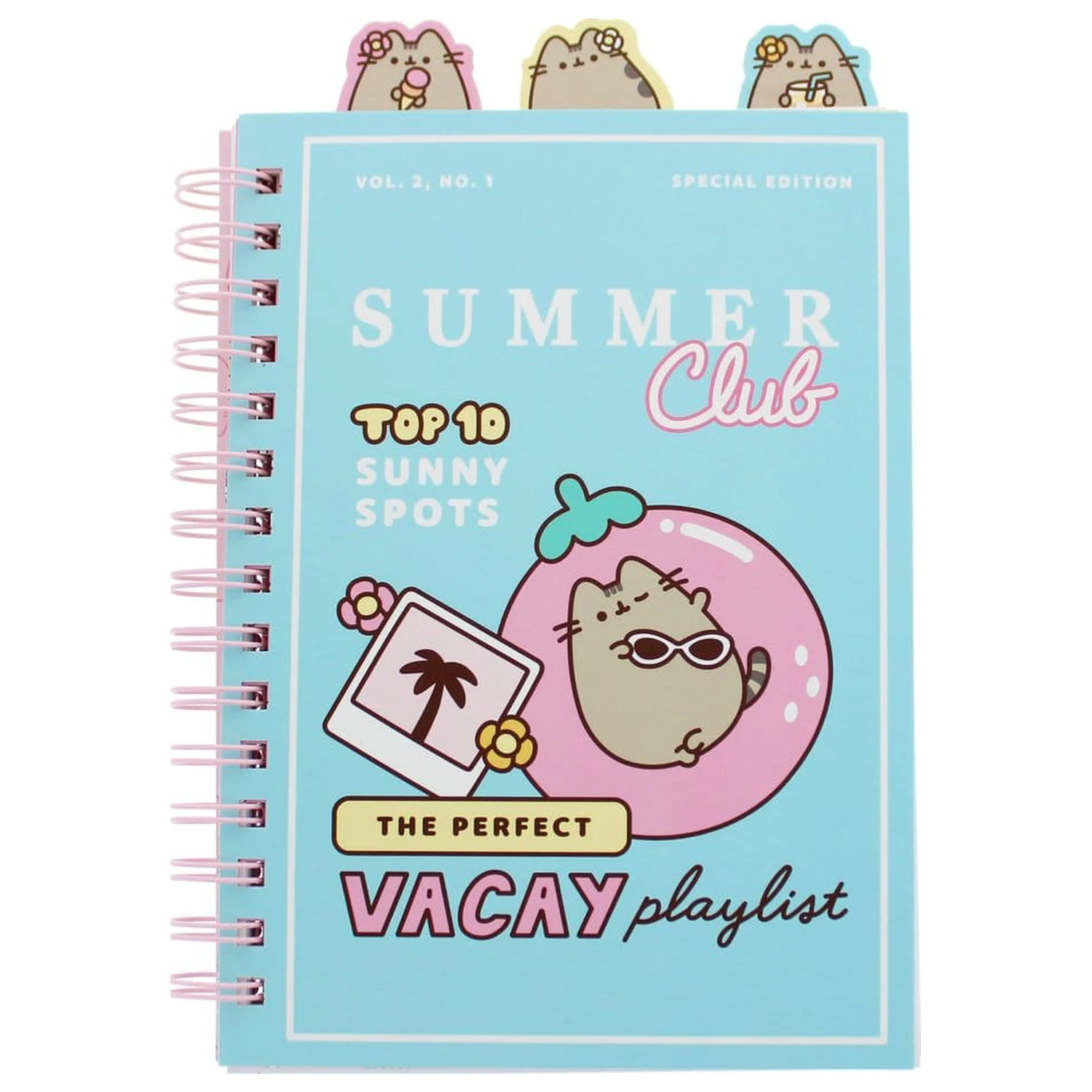 Pusheen Notizbuch A5 Projektbuch Summer Club Produktfoto
