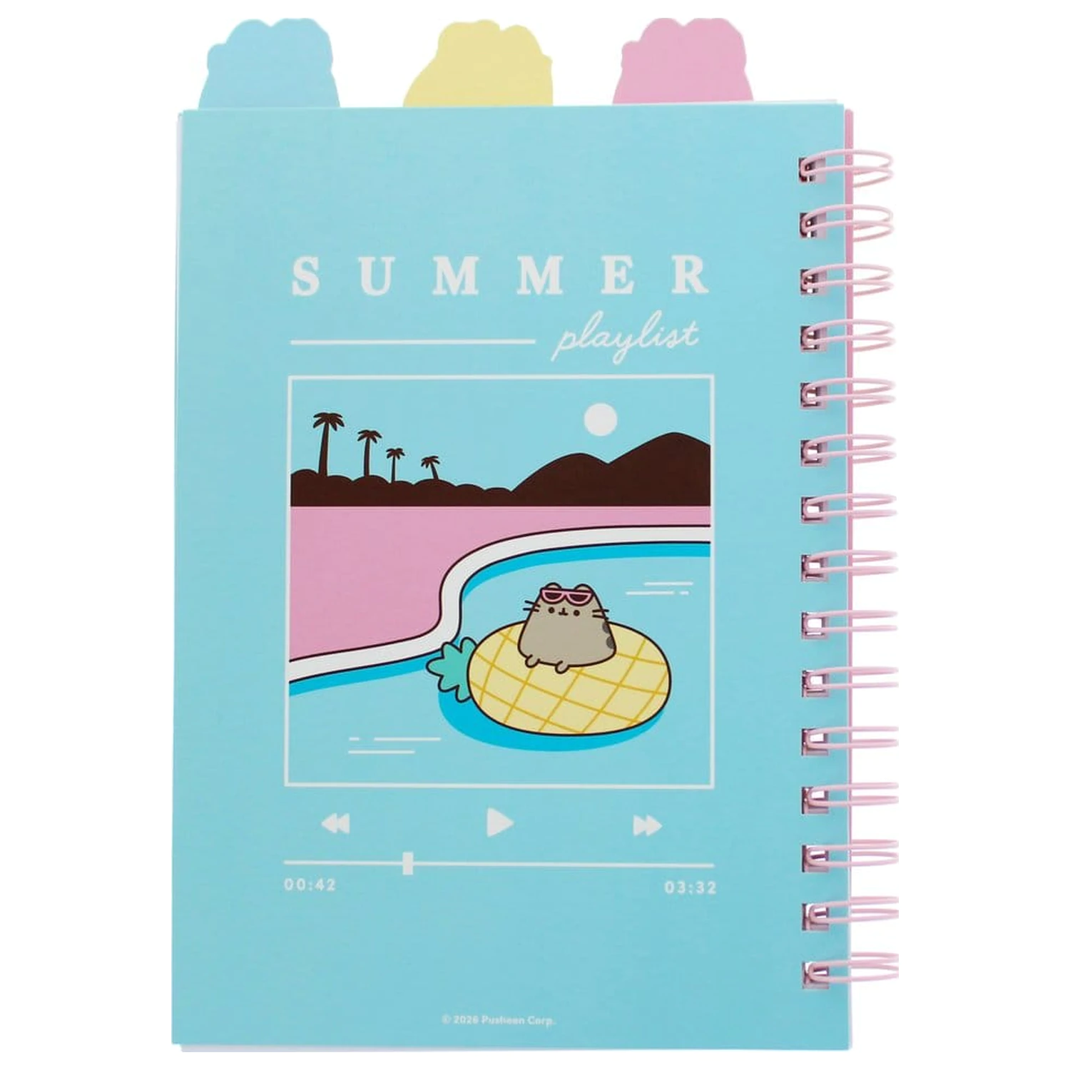 Pusheen Notizbuch A5 Projektbuch Summer Club Produktfoto