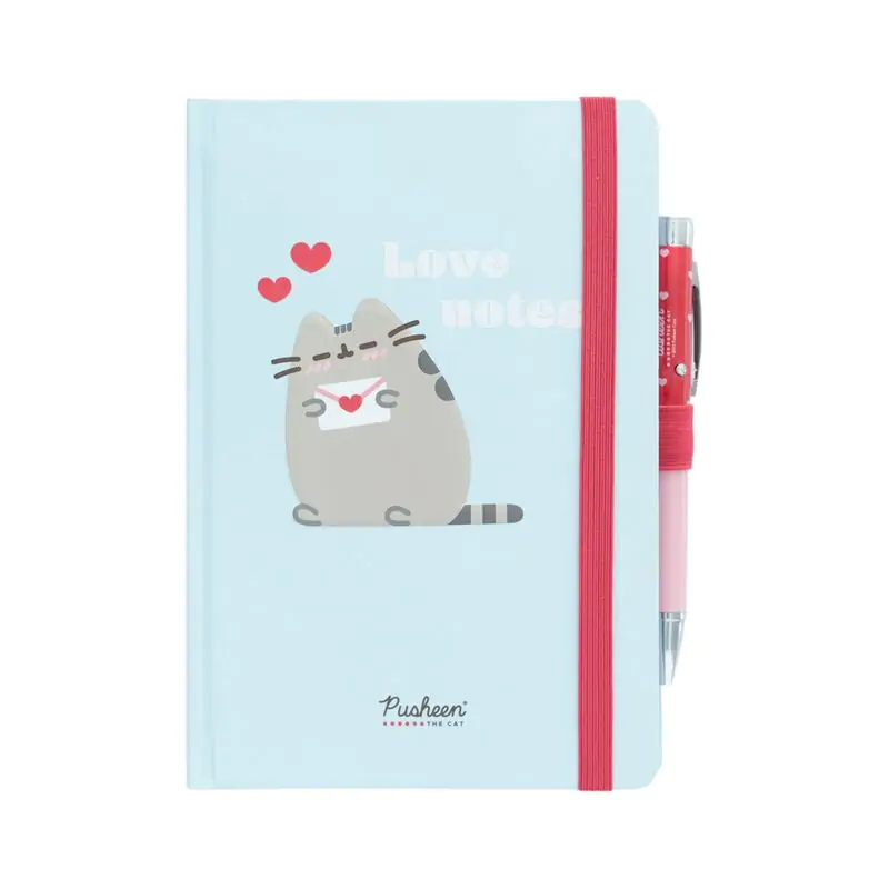 Pusheen Purrfect Love A5 Notizbuch und Projektorstift Produktfoto