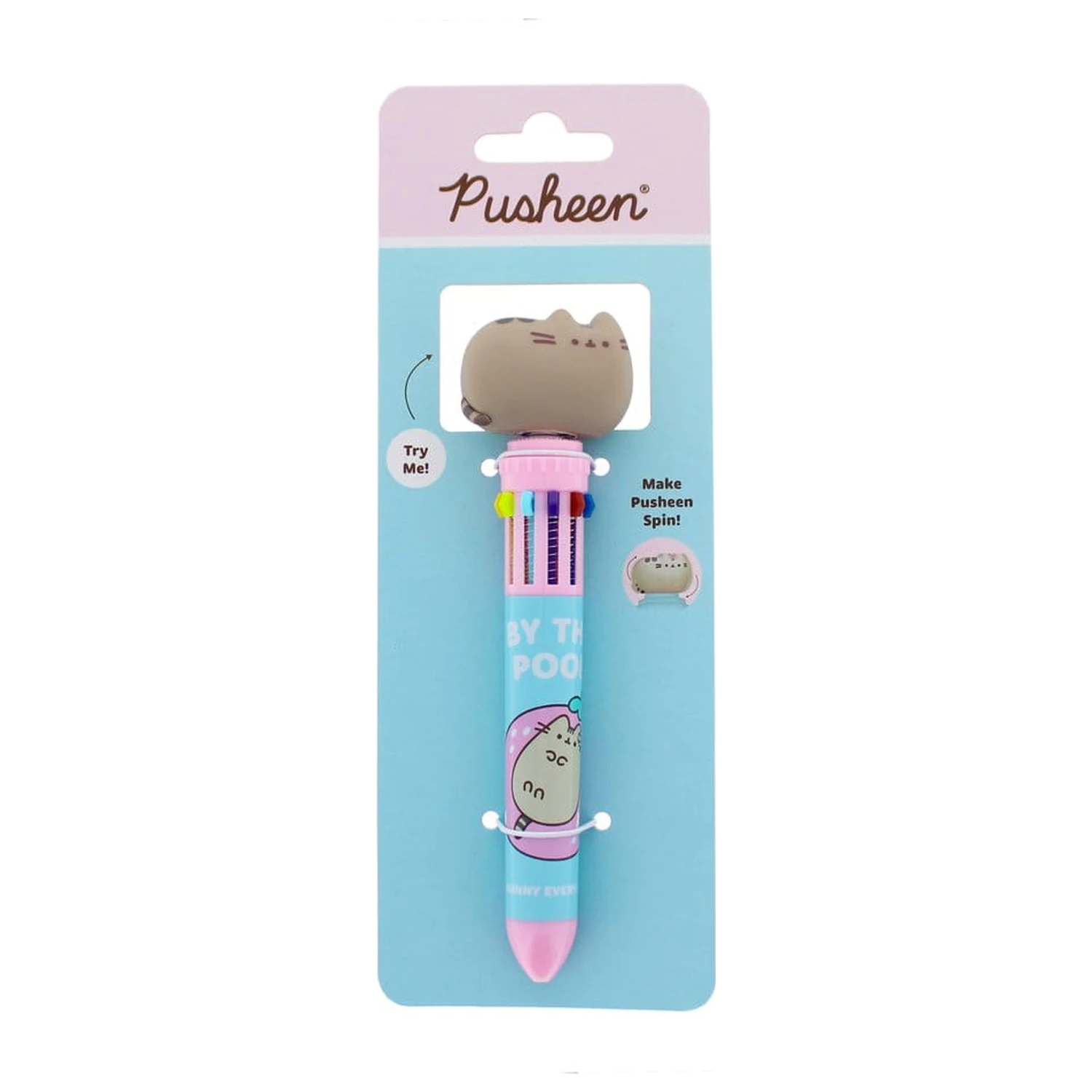 Pusheen Mehrfarben- Stift Spinny By The Pool Blue Produktfoto