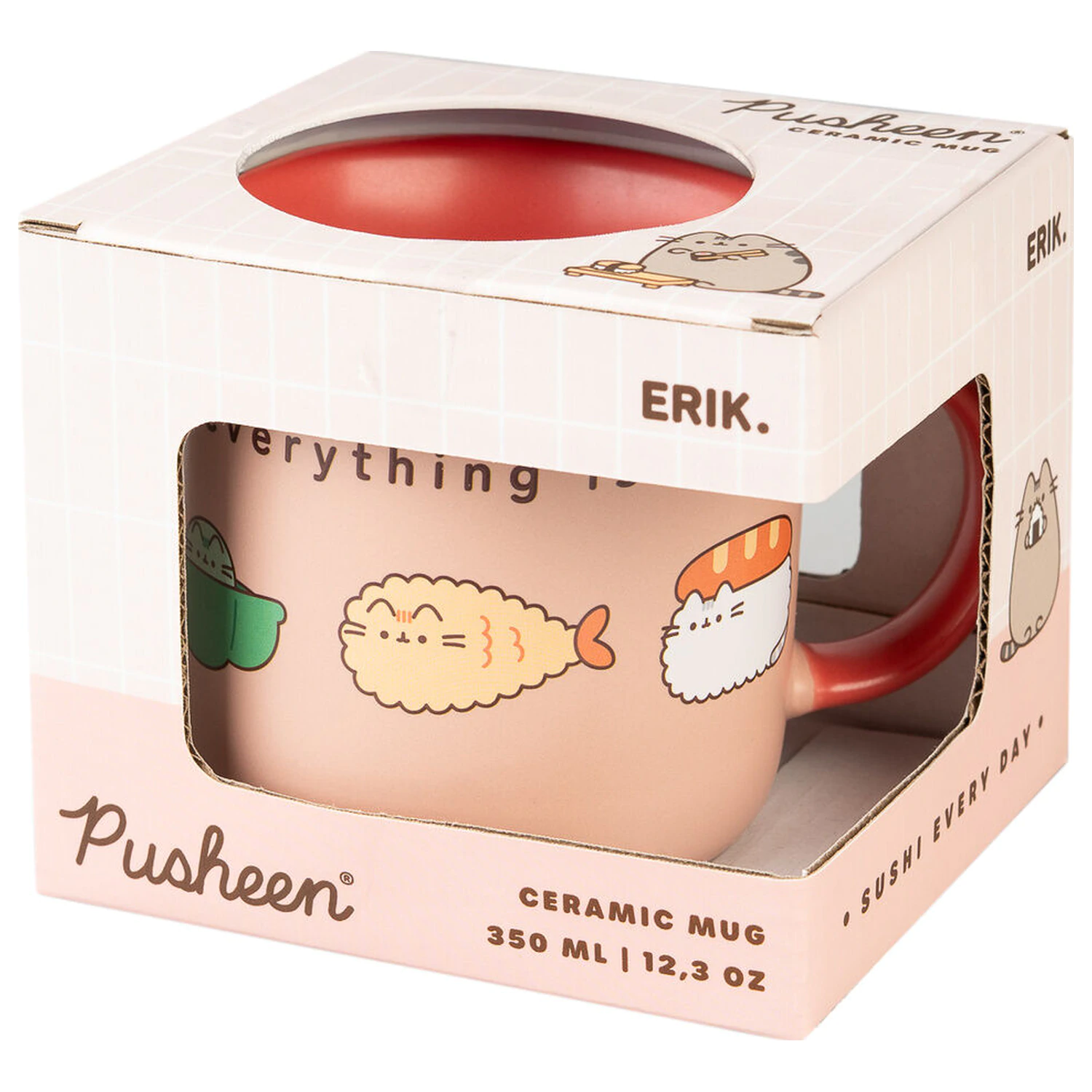 Pusheen Sushi Roll Premium Becher Produktfoto