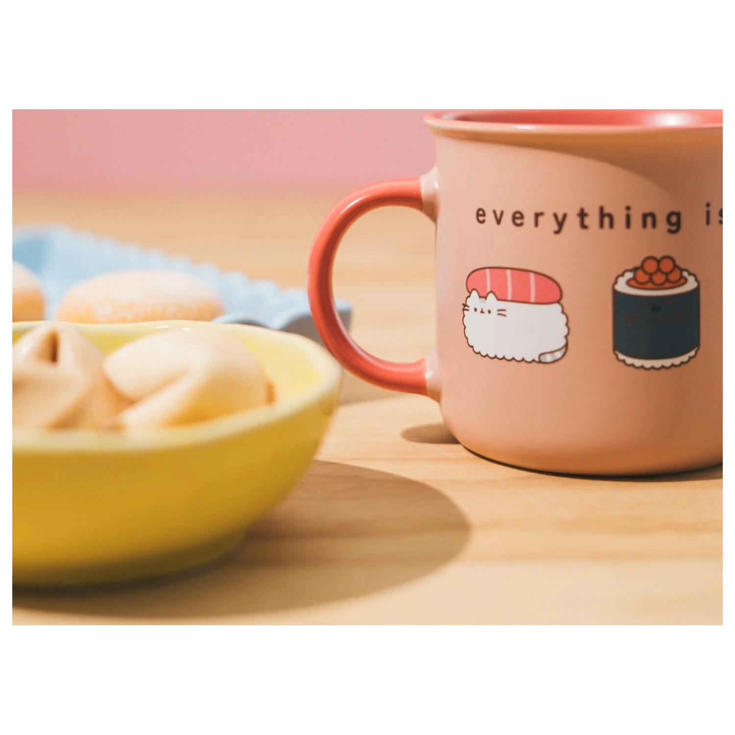 Pusheen Sushi Roll Premium Becher Produktfoto