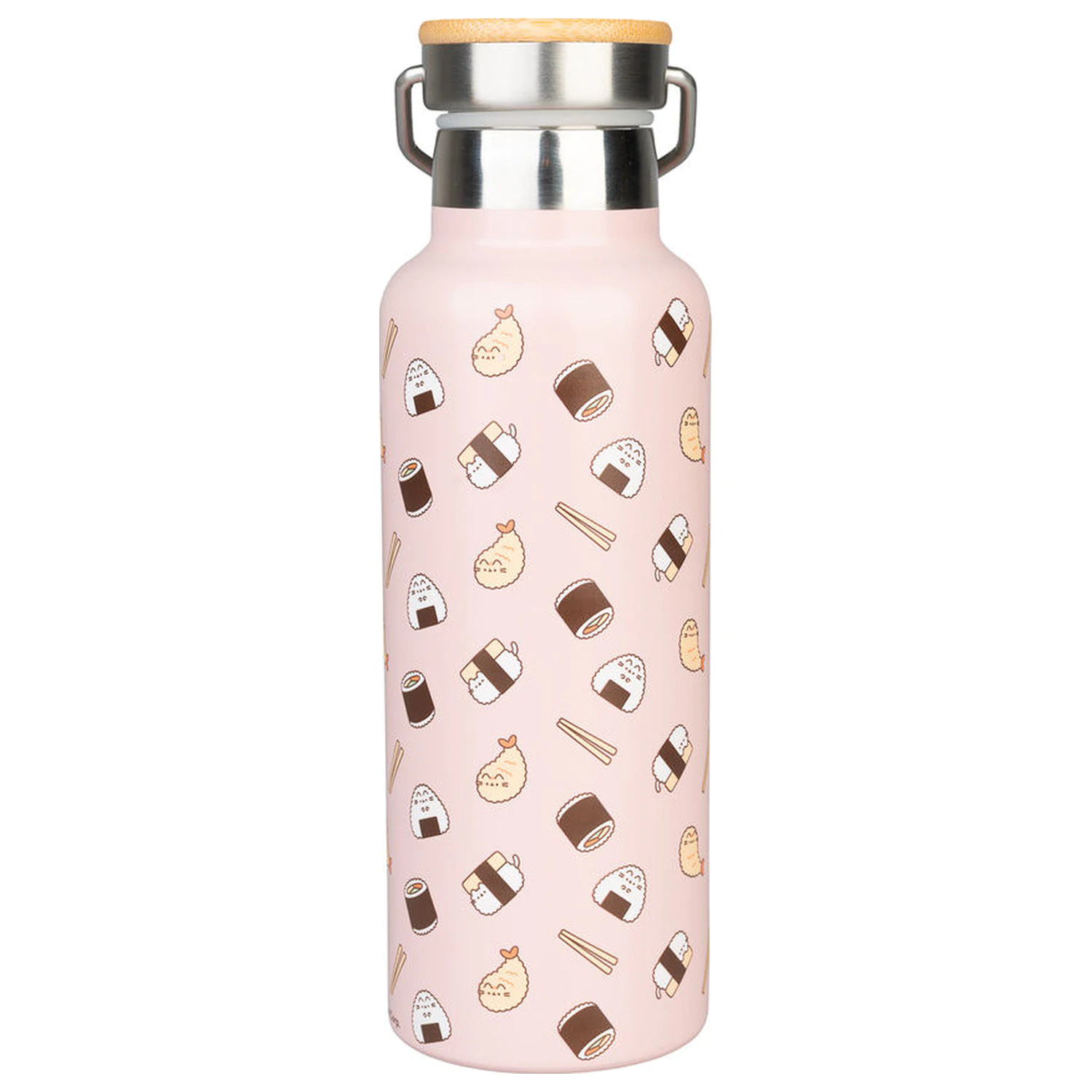Pusheen Sushi Roll metallic Flasche Produktfoto