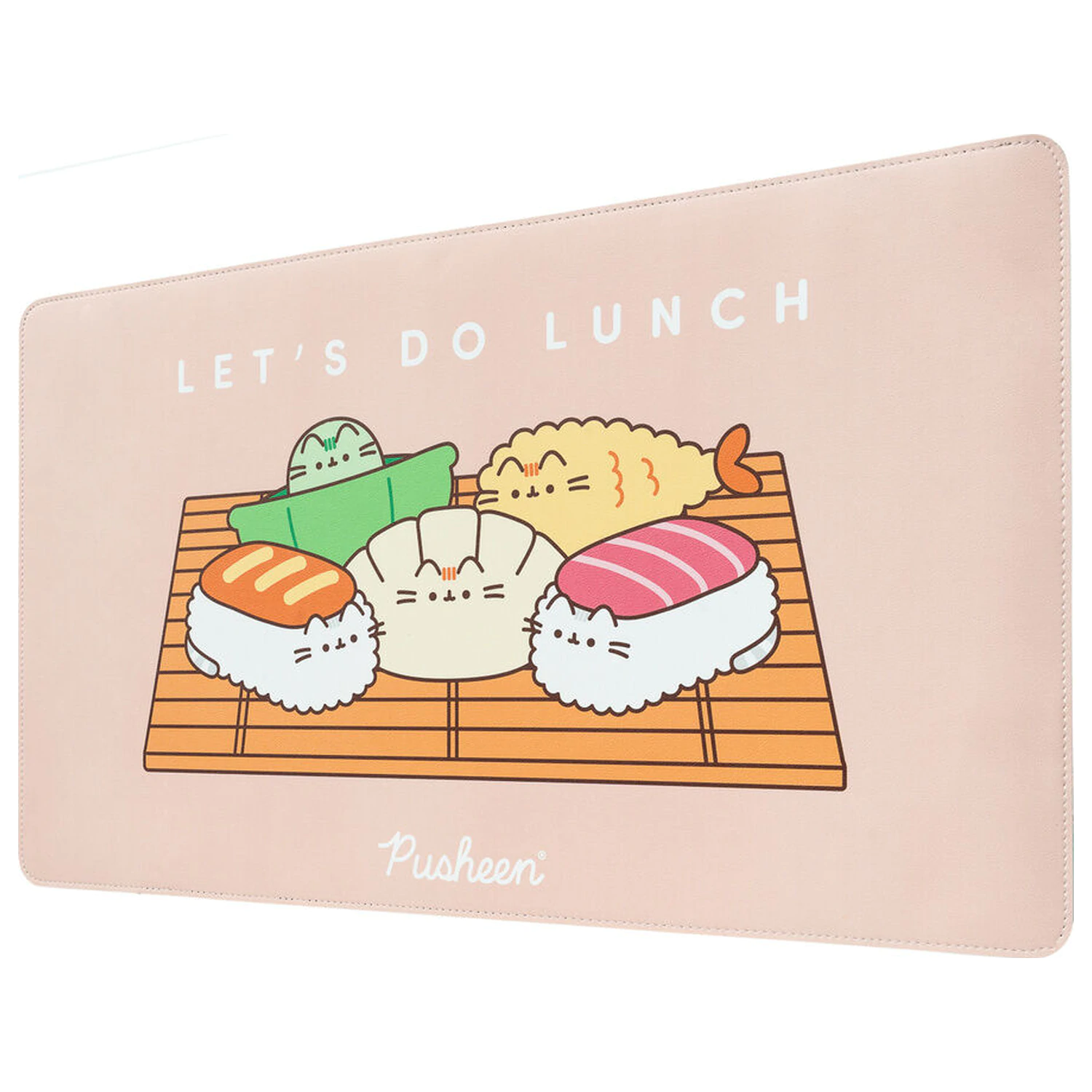 Pusheen Sushi Roll Gaming Schreibtischunterlage Produktfoto