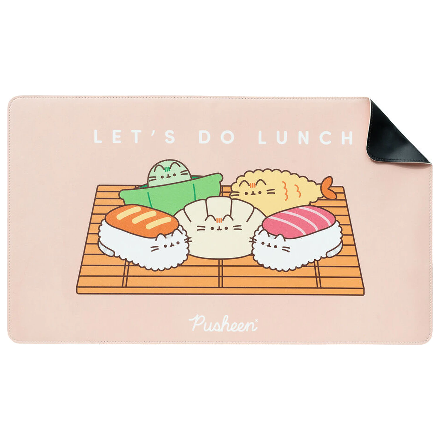 Pusheen Sushi Roll Gaming Schreibtischunterlage Produktfoto