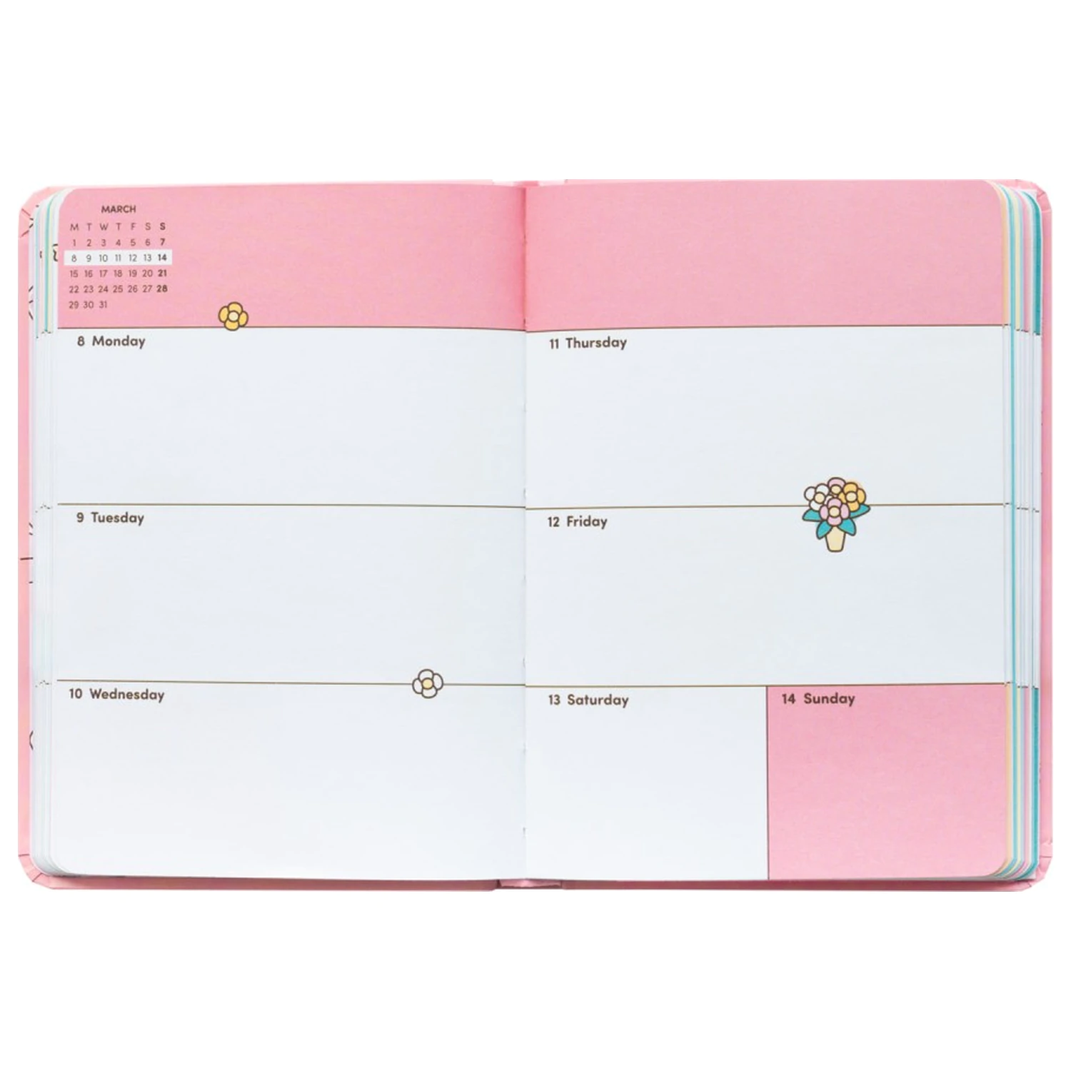 Pusheen Academic Planner Tropical Vacation 2026/27 A6 *Englische Version* Produktfoto
