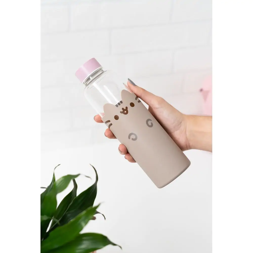 Pusheen Glasflasche 500ml Produktfoto