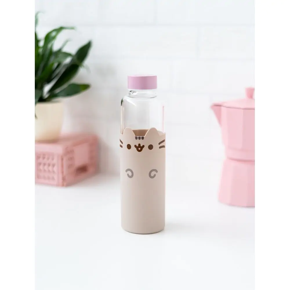 Pusheen Glasflasche 500ml Produktfoto