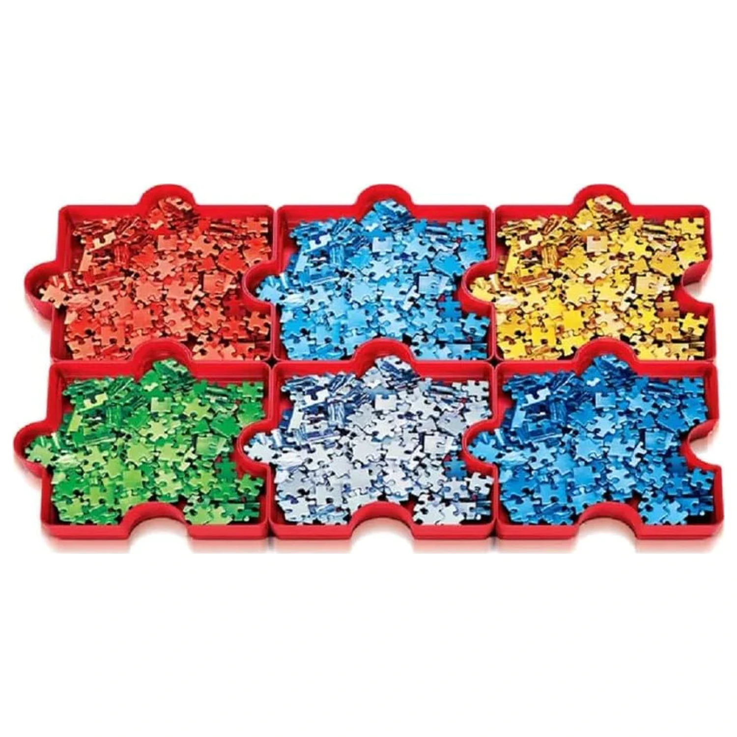 Puzzle Sortierer Red 6-teilig Clementoni Produktfoto
