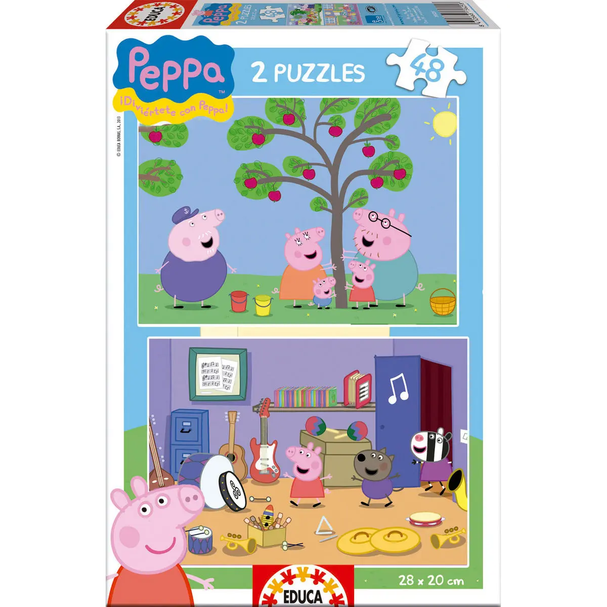 Peppa Pig Puzzle 2x48St termékfotó