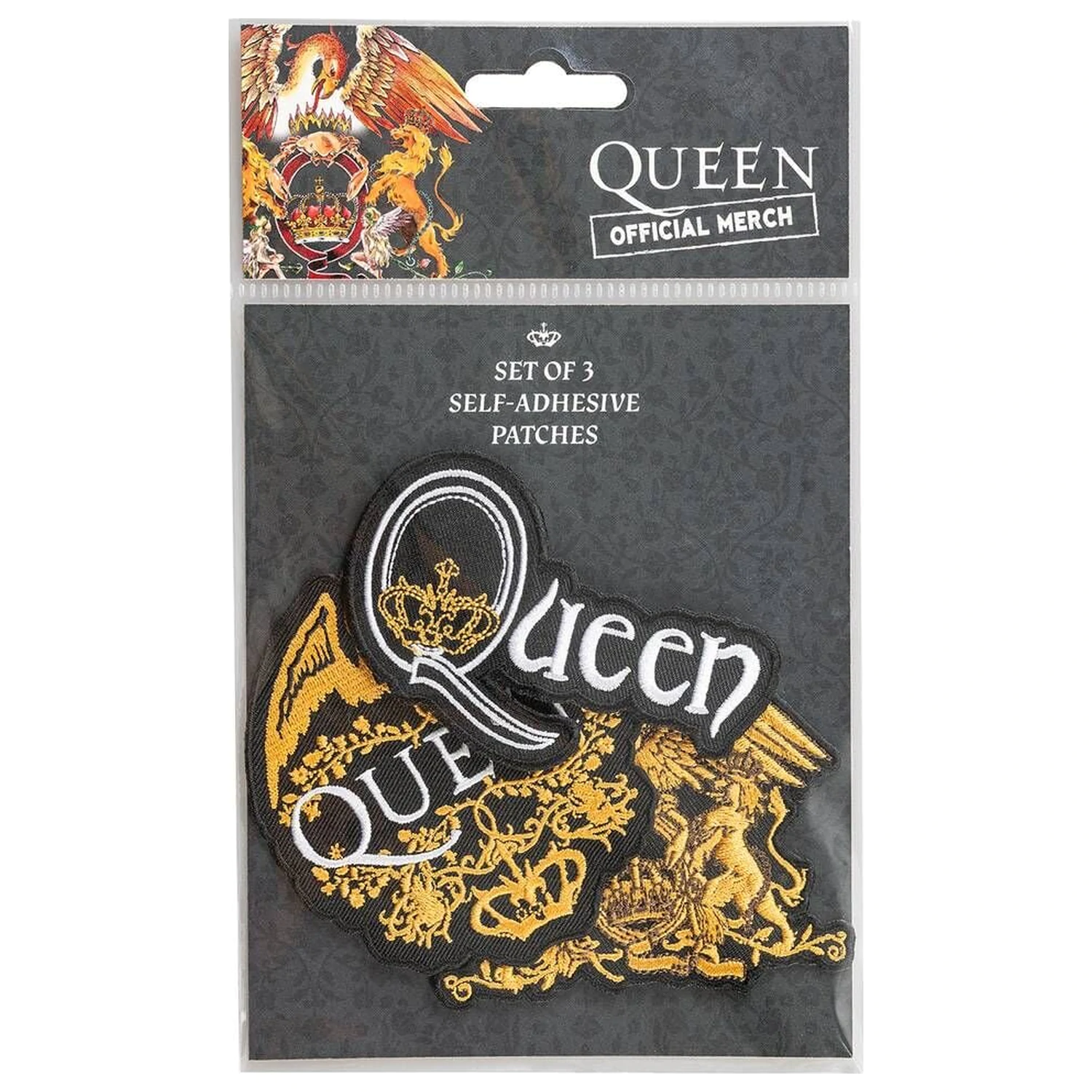 Queen 3er-Set Aufnäher Produktfoto