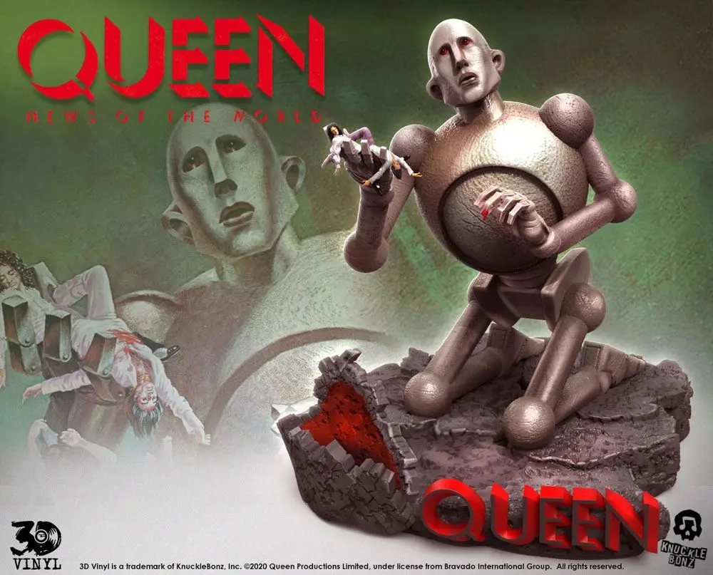 Queen 3D Vinyl Statue Queen Robot (News of the World) 20 x 21 x 24 cm Produktfoto