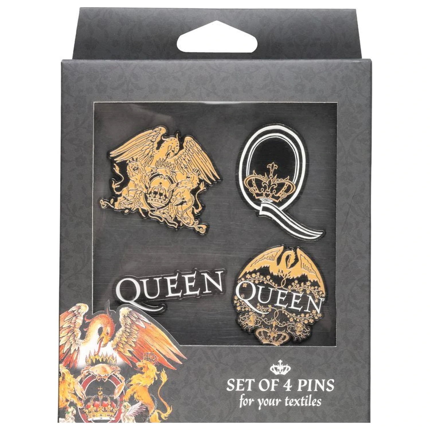 Queen Set mit 4 Pins Produktfoto