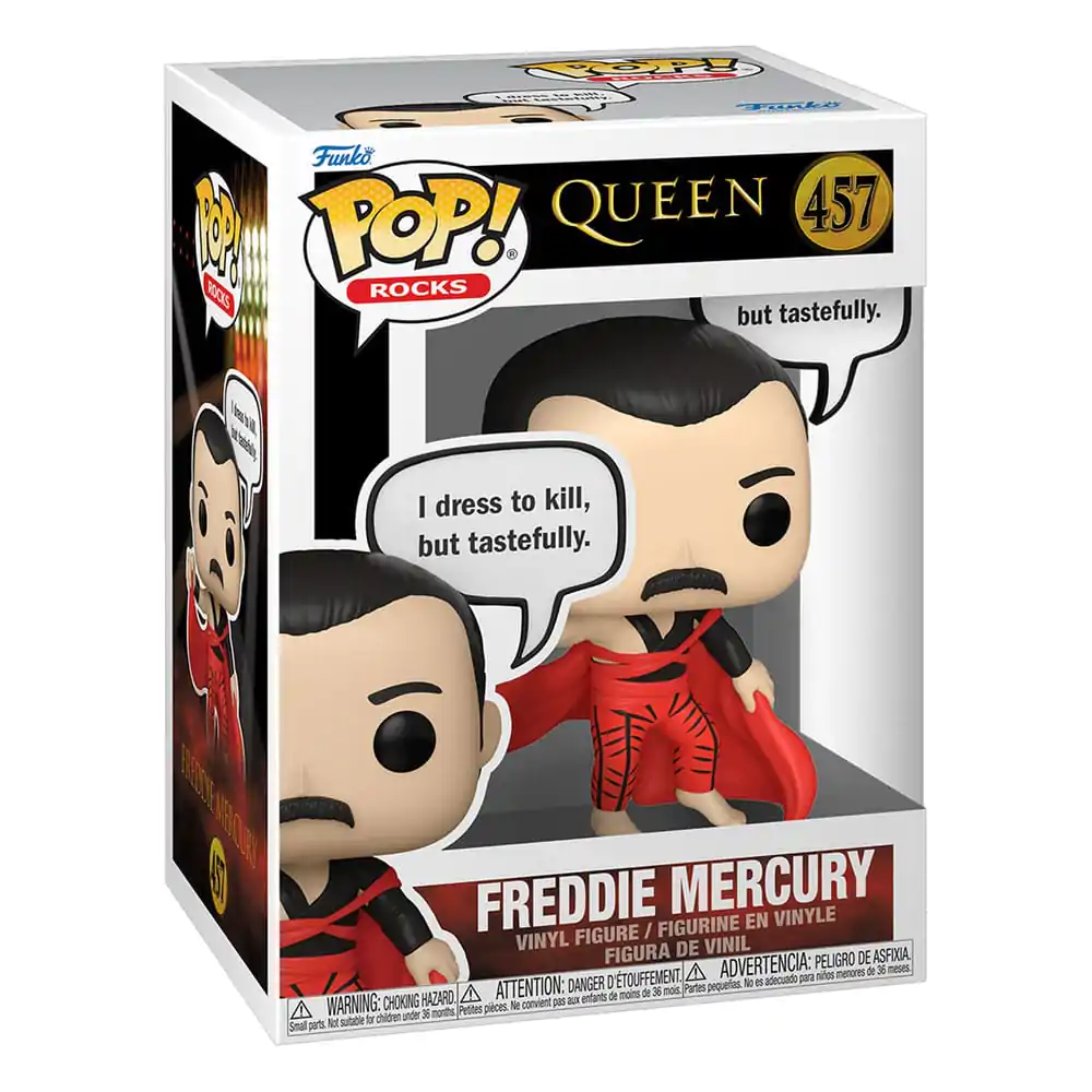 Queen Funko POP! Rocks Vinyl Figur Freddie Mercury (I Dress to Kill) 9 cm Produktfoto