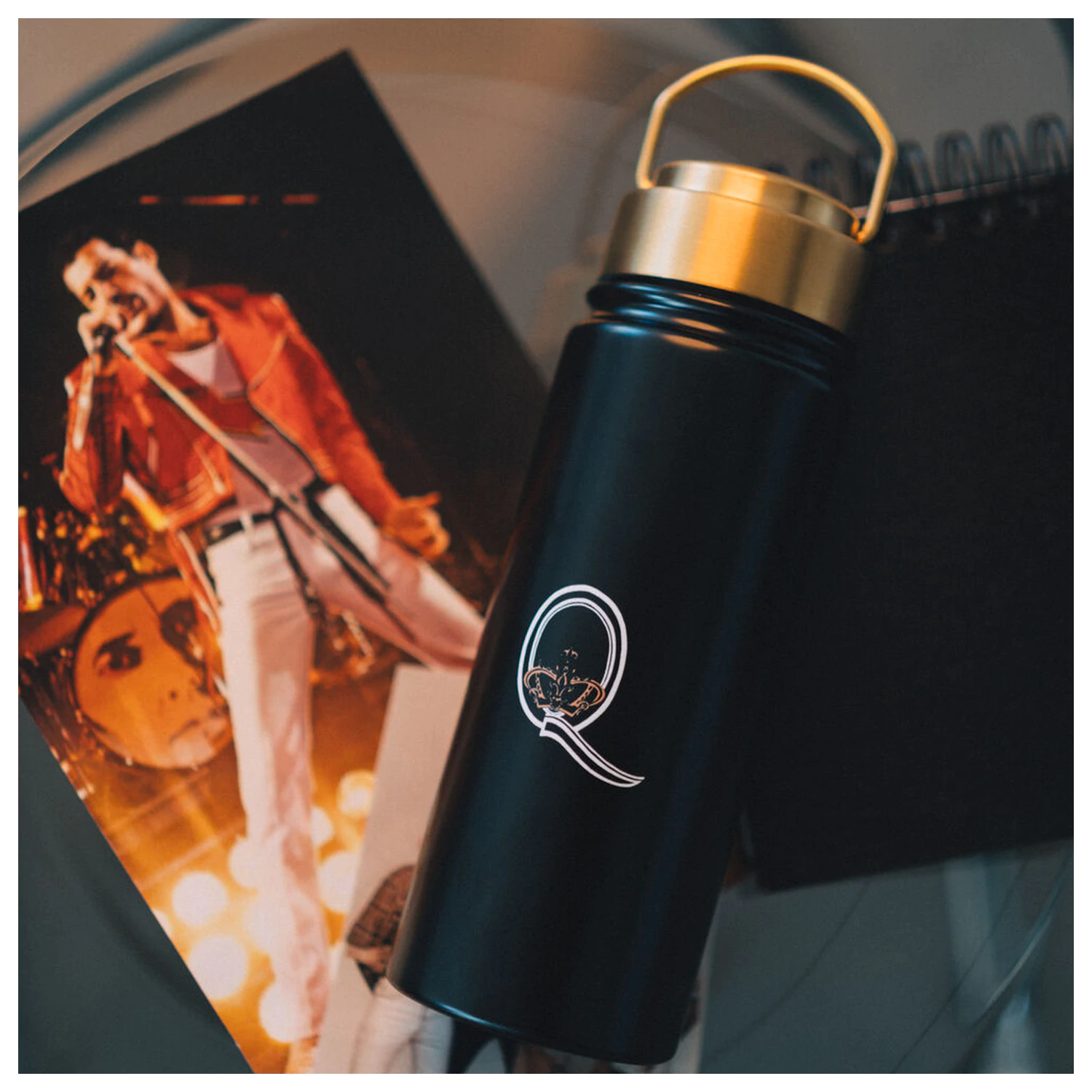 Queen Edelstahlflasche 500ml Produktfoto