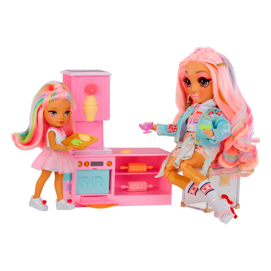 Rainbow High Little Dessert Shop mit Kandy Playset und Puppe Produktfoto