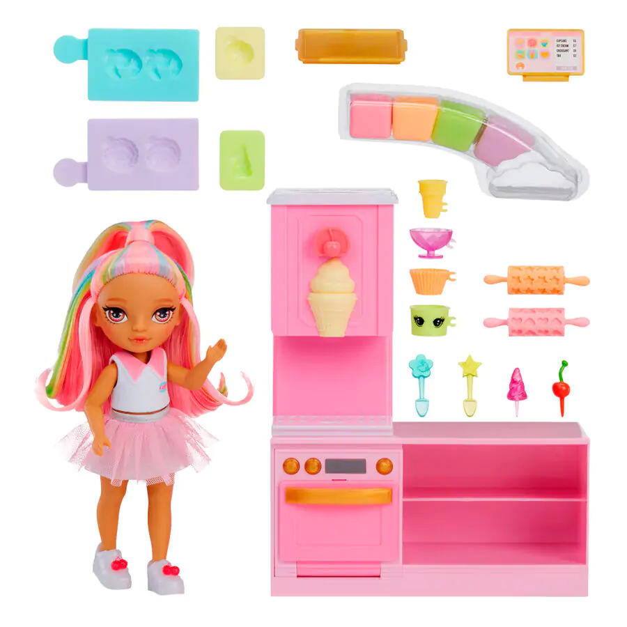 Rainbow High Little Dessert Shop mit Kandy Playset und Puppe Produktfoto