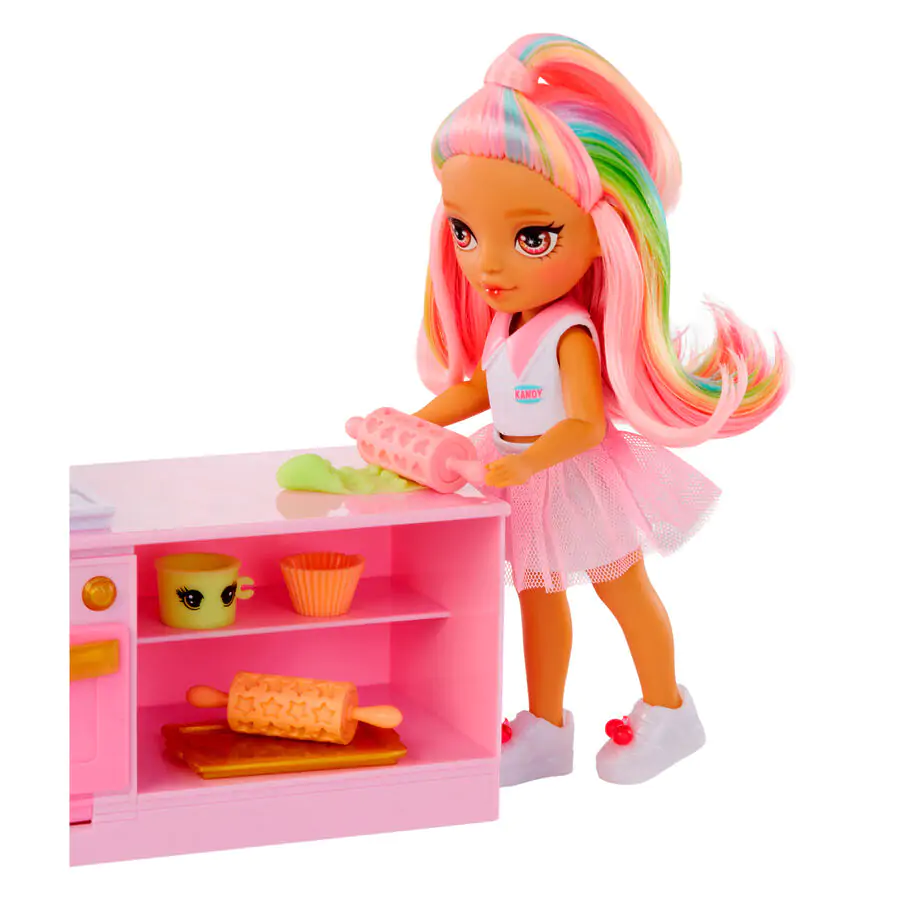 Rainbow High Little Dessert Shop mit Kandy Playset und Puppe Produktfoto