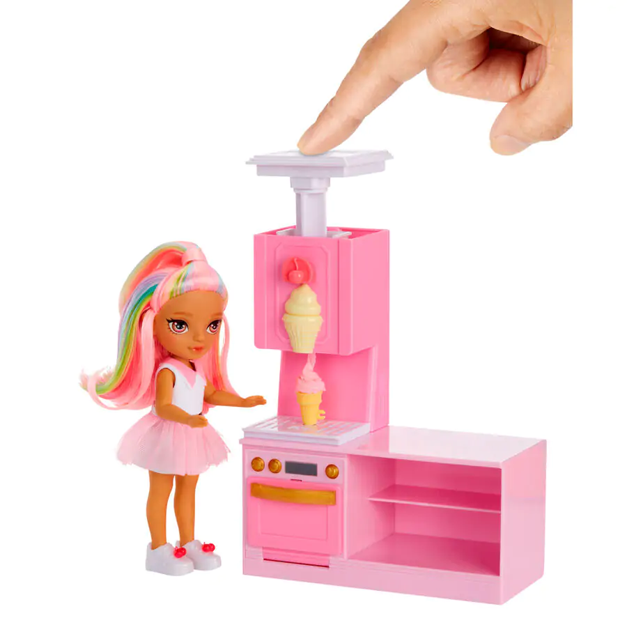 Rainbow High Little Dessert Shop mit Kandy Playset und Puppe Produktfoto