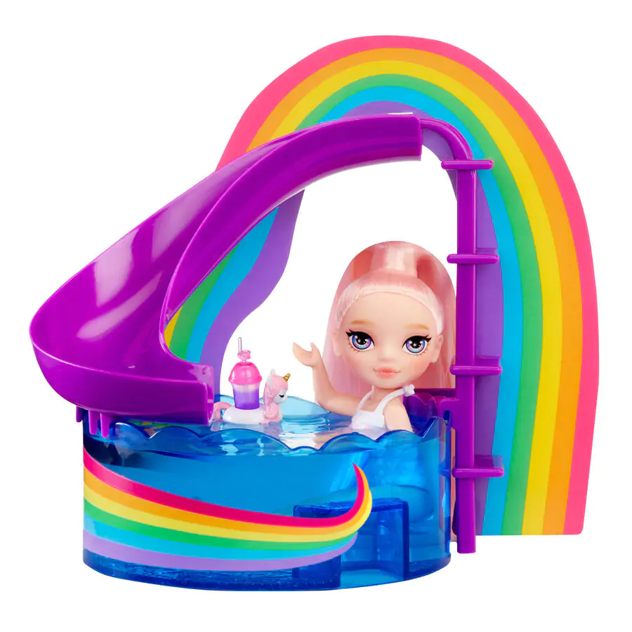 Rainbow High Little Pool Day mit Blush Spielset und Puppe Produktfoto