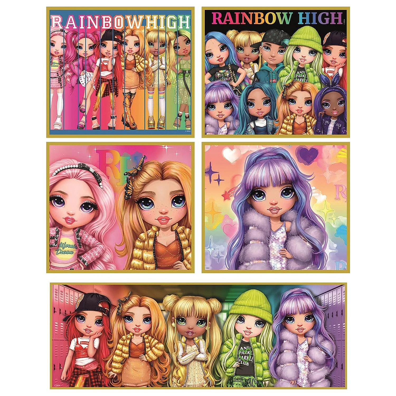 Rainbow High Personalities 10-in-1 Puzzle Clementoni Produktfoto