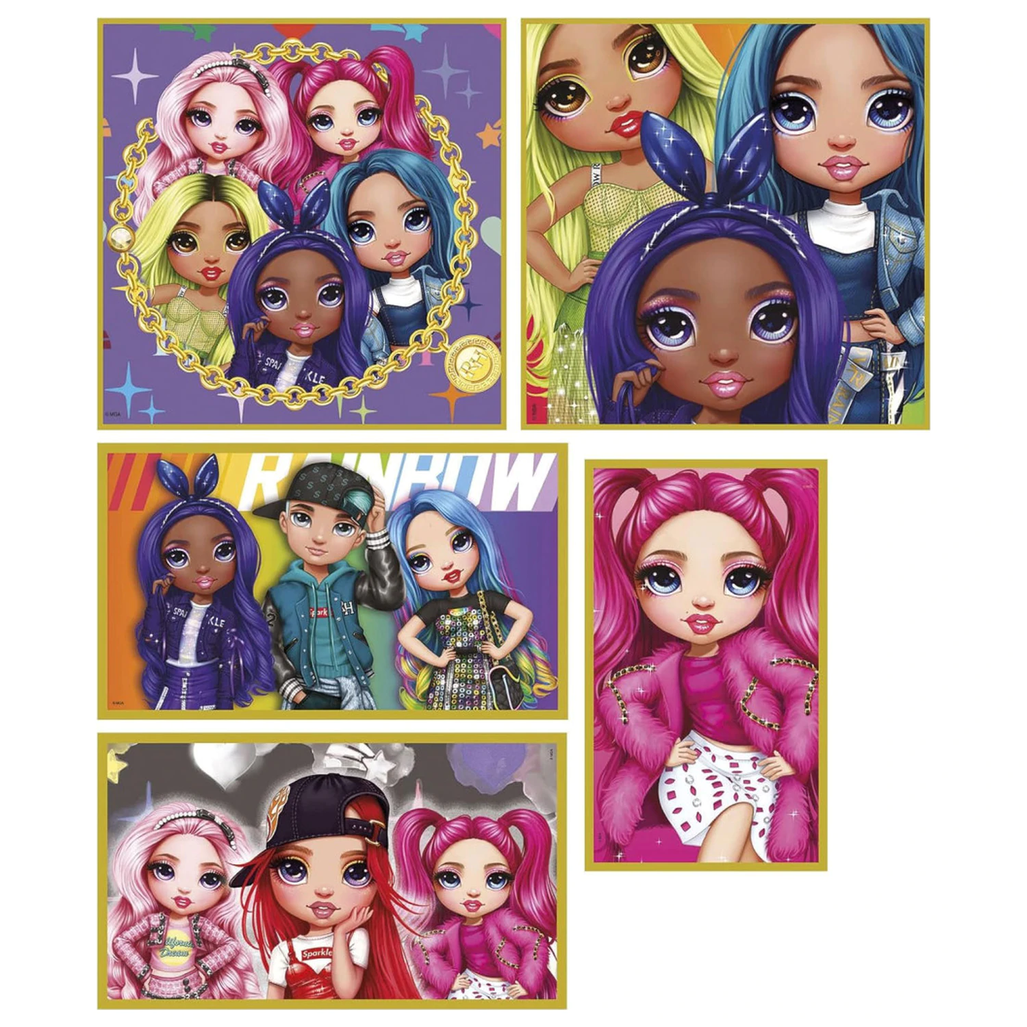 Rainbow High Personalities 10-in-1 Puzzle Clementoni Produktfoto