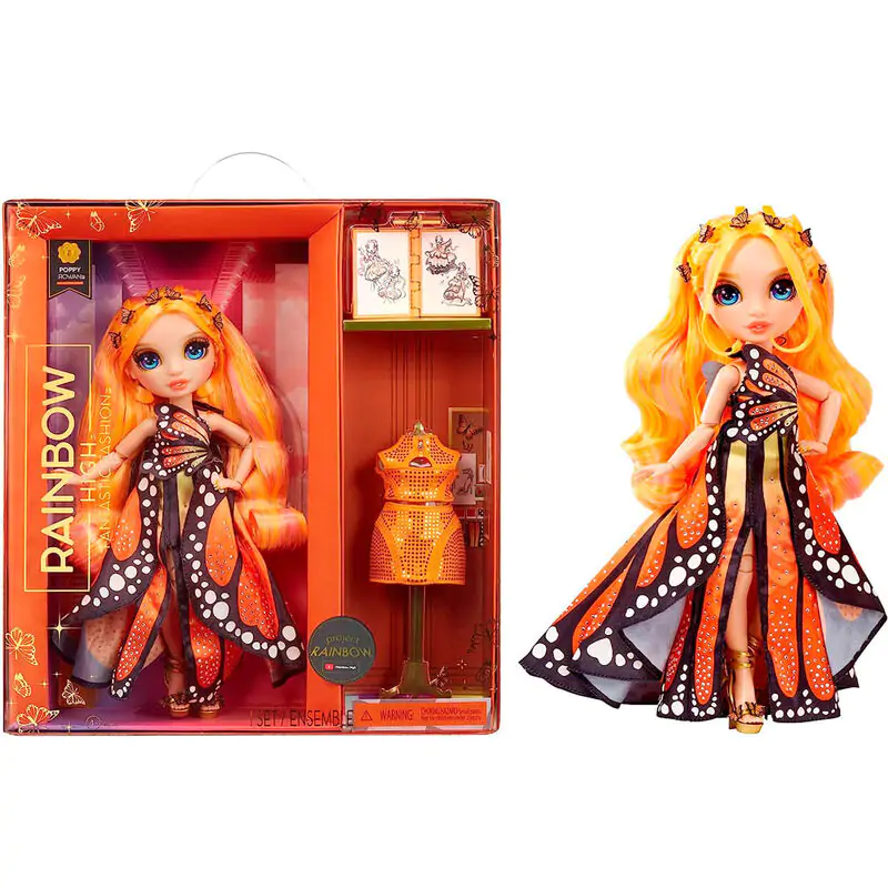 Rainbow High Poppy Puppe 26cm Produktfoto