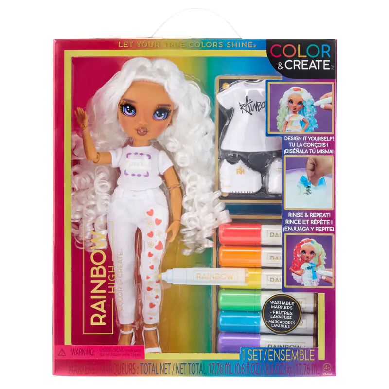 Rainbow High Purple Eyes Puppe 26 cm Produktfoto