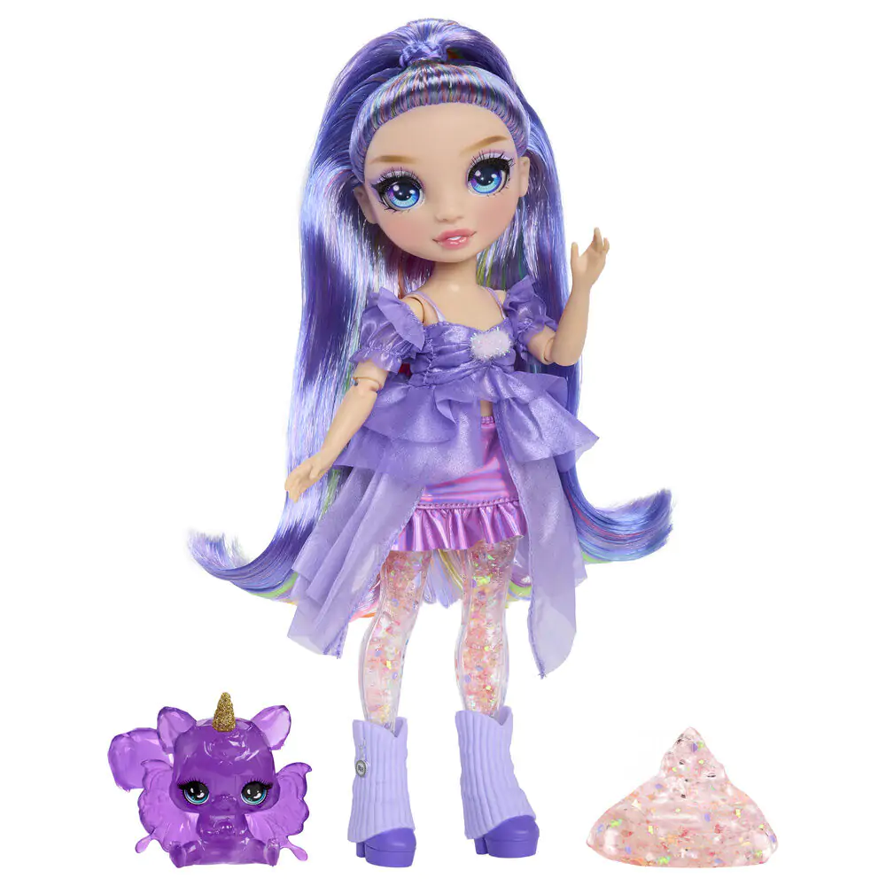Rainbow High Rainbow Shimmers Feature Fantasy Violet Puppe Produktfoto